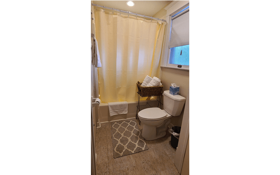 Toilet & Bathroom - Guest House | Cherry Tree Inn B&B, Woodstock, IL